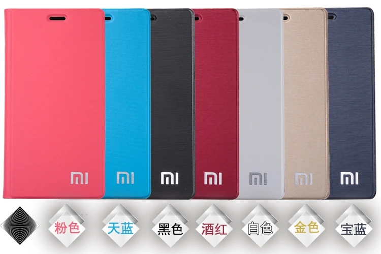 Чехол для Xiaomi mi4 Роскошный кошелек с отделением карт винтажный кожаный чехол