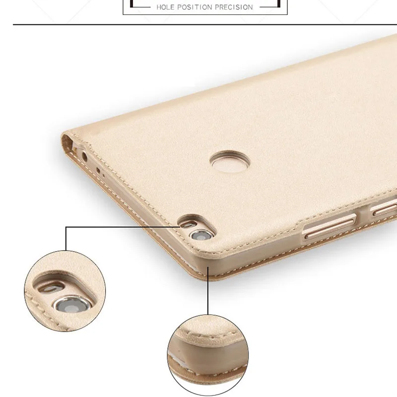 Умный флип чехол для Xiaomi Mi Max 2 оригинальный из искусственной кожи телефона|case for