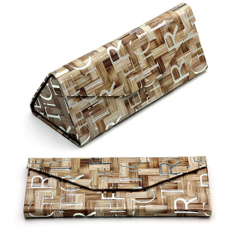 Складной футляр для очков легкий Кожаный Чехол мужчин и женщин AIC88|Очки