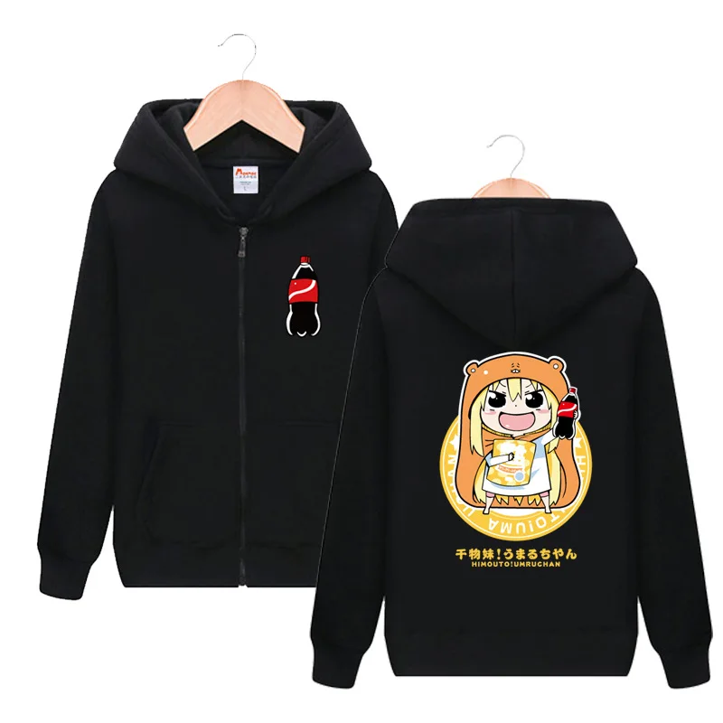 Аниме Himouto! Umaru-chan мультипликационный персонаж дома Умару Милый принт с капюшоном для косплейный костюм с капюшоном для мужчин и женщин куртка Повседневная Толстовка уличная - Цвет: 2