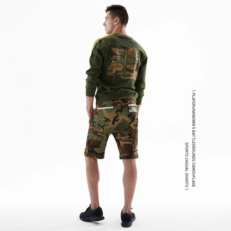 Мужские паровые шорты TEE7 военные Маскировочные в стиле хип хоп летние хлопковые