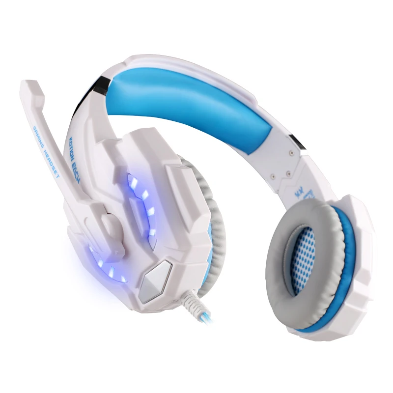 KOTION EACH G9000 3.5 мм Игровые Наушники Оголовье Гарнитуры с Микрофоном Свет для