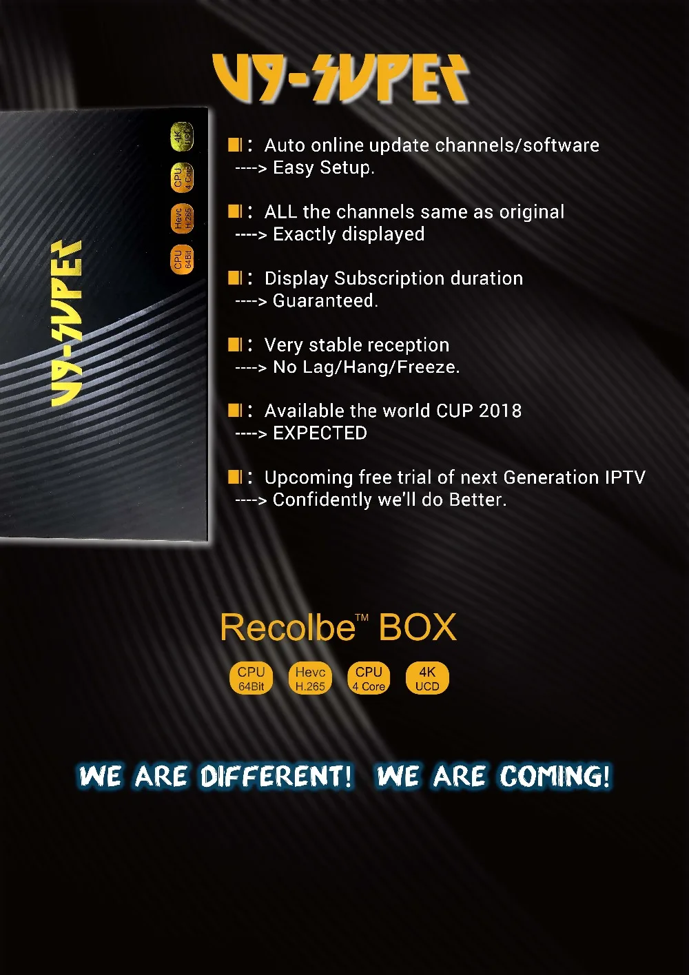 2019 Newes Сингапур Starhub tv box V9 супер поставляется с бесплатным подарком 2xusb порта