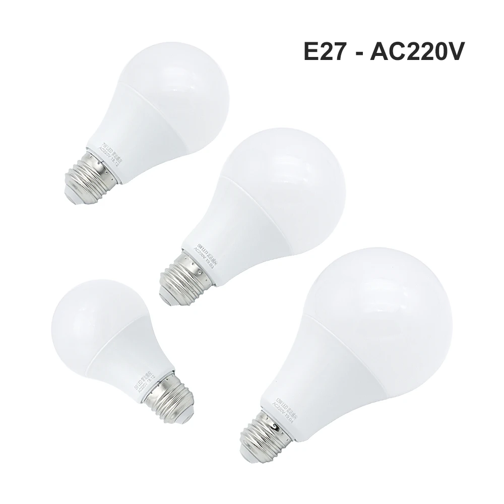 220 V E27 ампулы 5 W 7 W 9 W 12 W движения светодиодная лампа с датчиком в виде радара, сенсорный светильник лампа 6500 K Lamparas для дома Лестница Путь коридор