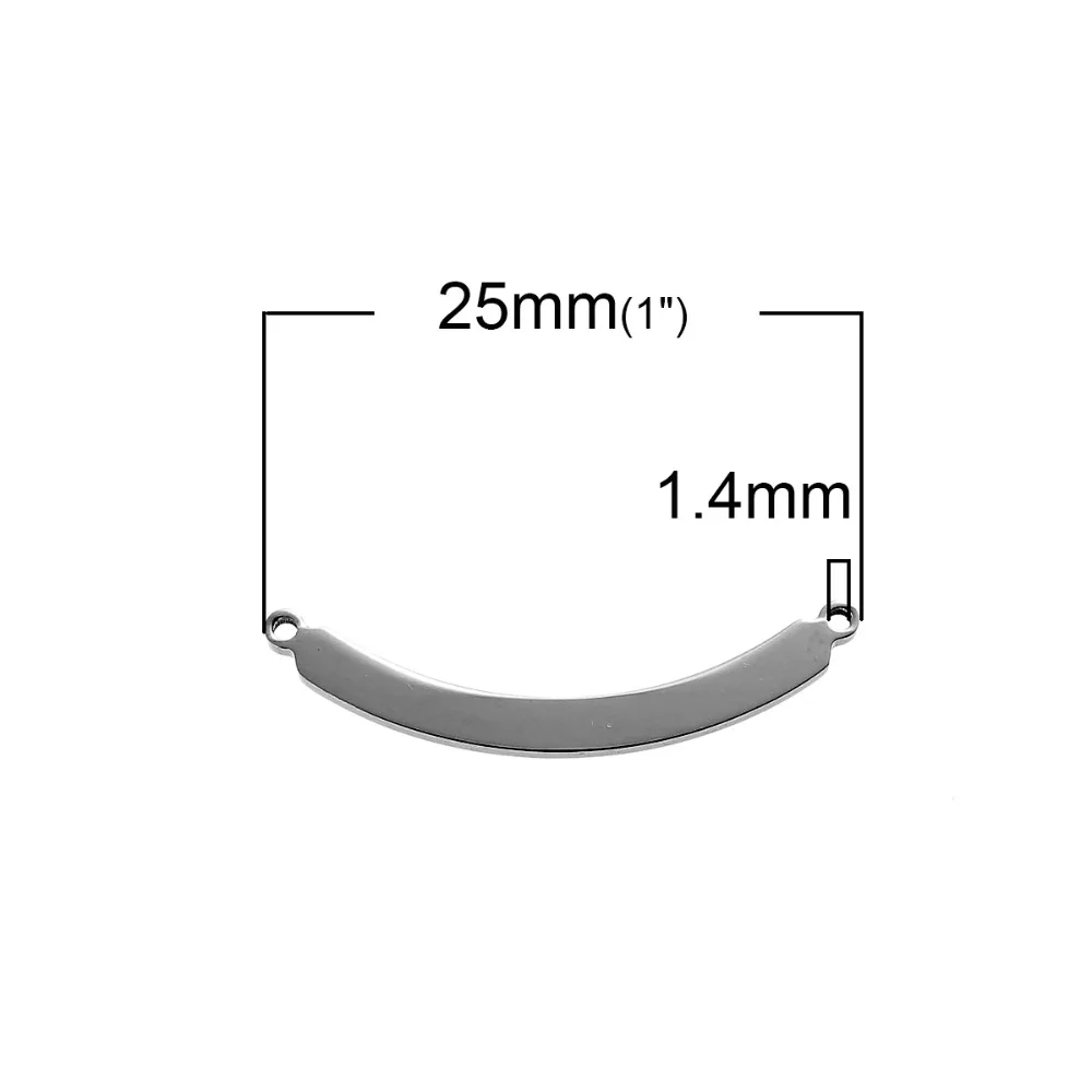 Дорин Box 304 Нержавеющая сталь Arc узор Подвески классический кулон унисекс для