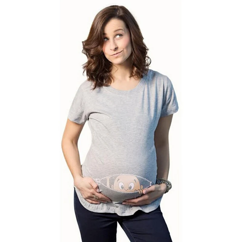 

Melario Maternity T-shirt 2020Maternity Tee Blouse Garment For Nursing mother Watermelon Printing Summer Cotton Pregnant Clothes