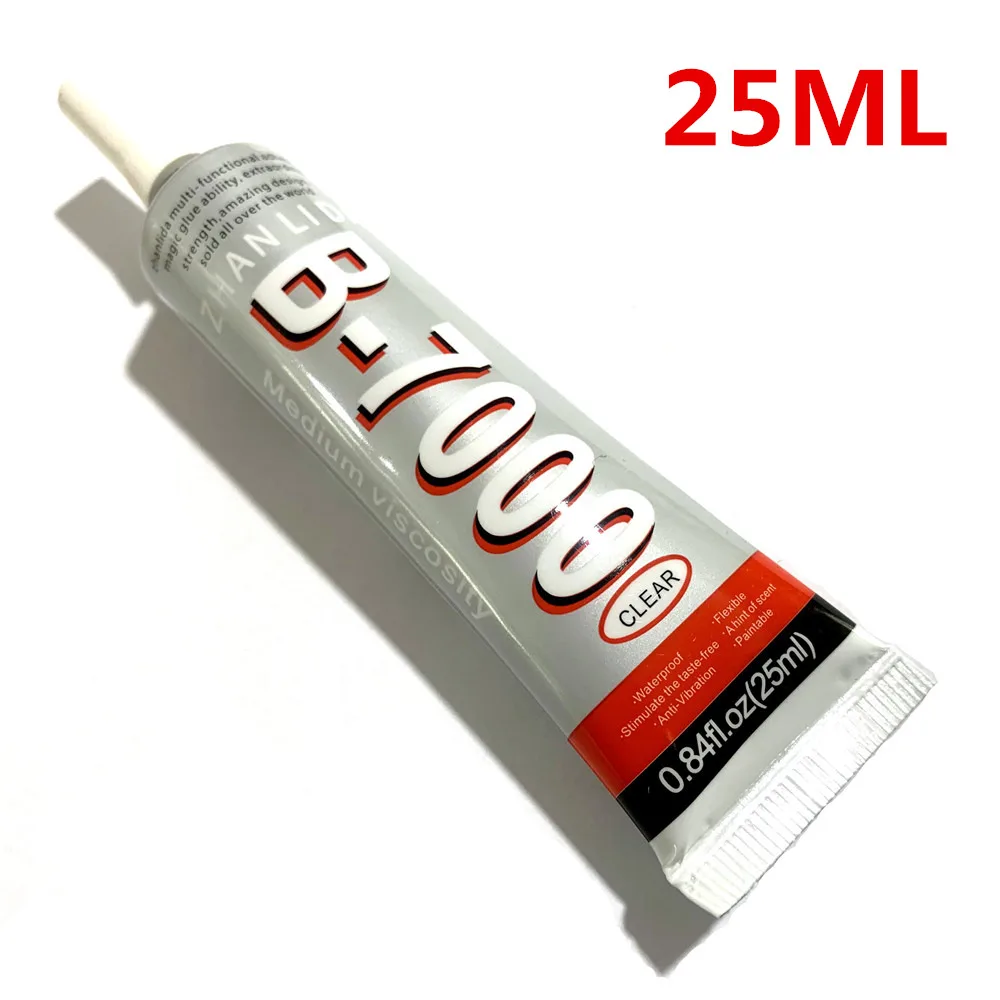 25 мл, новая упаковка, B-7000, многоцелевой клей, сделай сам, для сотового телефона, гель для ногтей, стекло, эпоксидная смола, B7000, клеи, B002