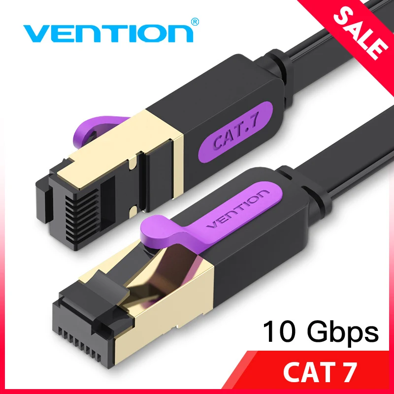 Vention Ethernet кабель RJ45 Cat7 Lan STP сетевой 1 м 2 3 5 8 10 15 патч корд для ПК роутера ноутбука Cat