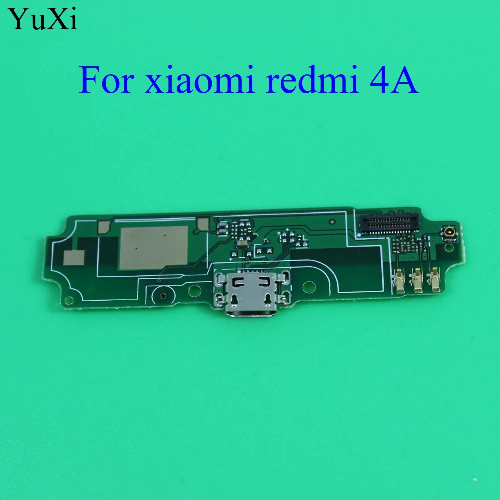 Юйси для Xiaomi Redmi 4A USB разъем зарядки порт док-станция гибкий кабель с микрофоном Замена платы