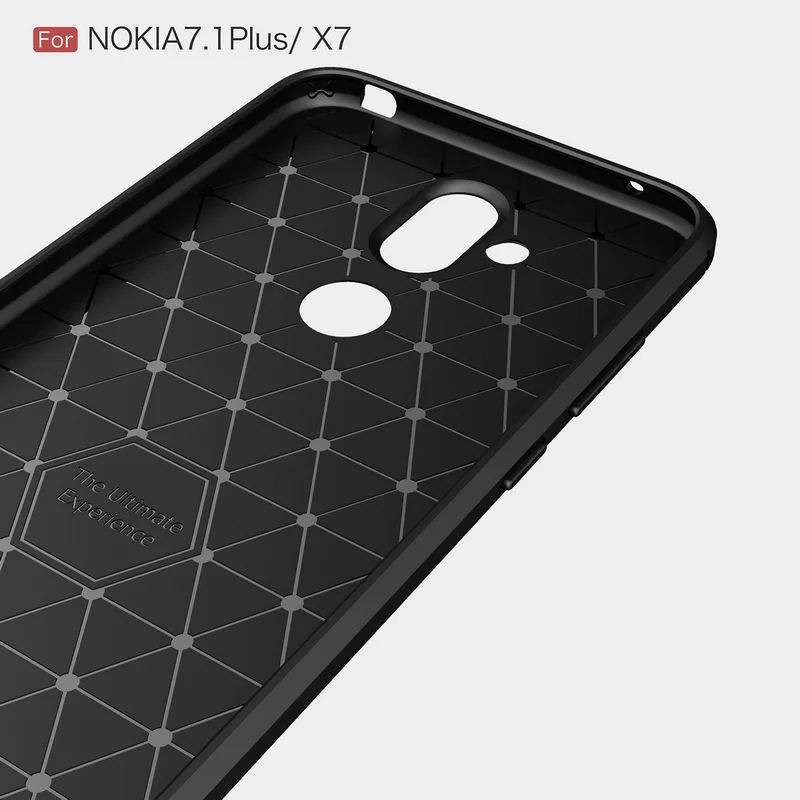 Карбона и оптоволокна для телефона чехол для Nokia 9 7,1 6,2 5,1 4,2 3,1 2,1 2,2 3,2X71 1 плюс X7 X6 X5 для детей 5, 6, 7, 8, магнитное кольцо держатель силиконовый чехол