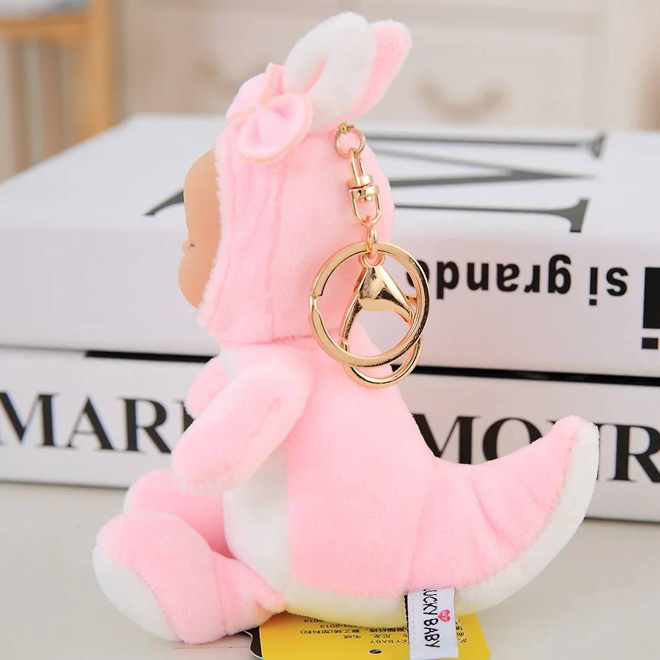 Kawaii Mini 18 см спящие куклы плюшевые игрушки Bjd bebe кенгуру кукольная цепочка