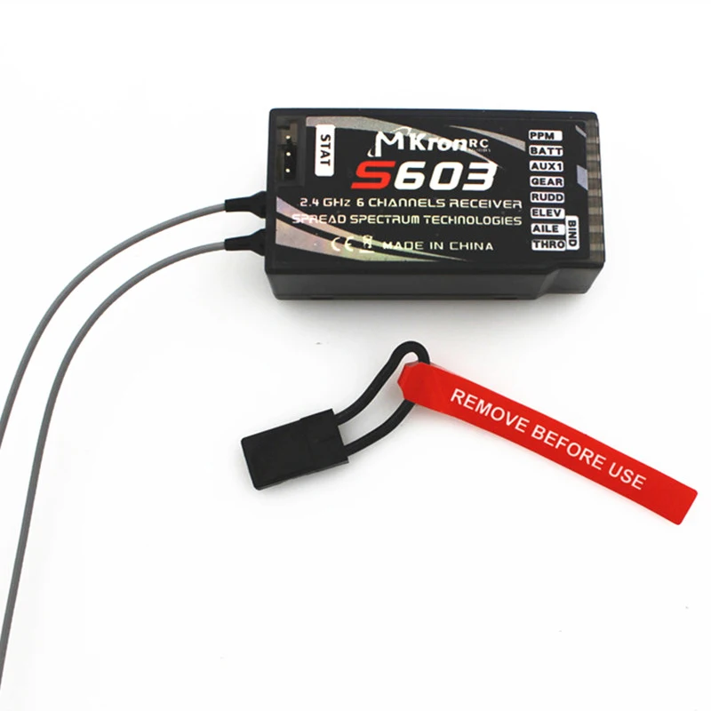 dsmx ar6210 24 ггц 6 канальный mkron dsm2 s603 rc приемн