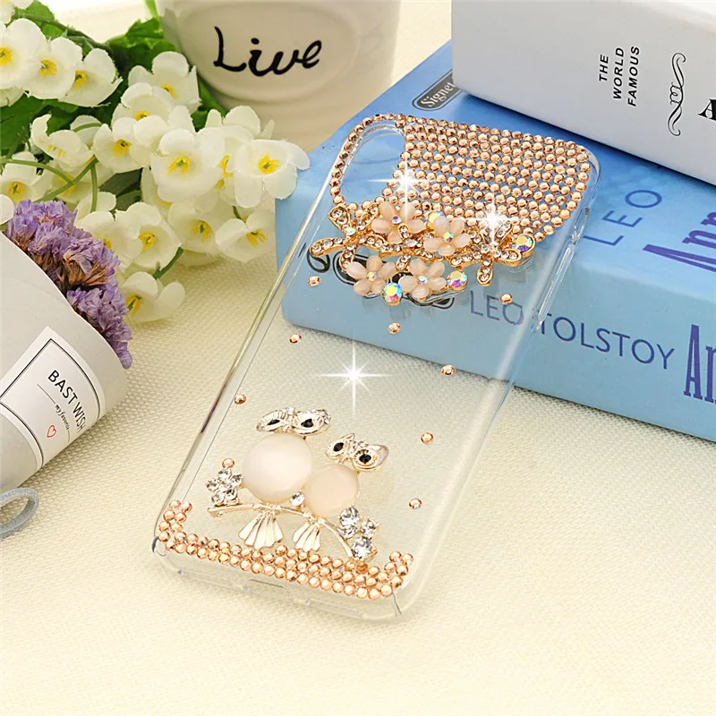 YOKIRIN 3D Diamond Cover Bling Rhinestone Phone Case For iPhone X 7 8 Plus Samsung Galaxy Note S8 A5 2017 J3 J5 J7 |