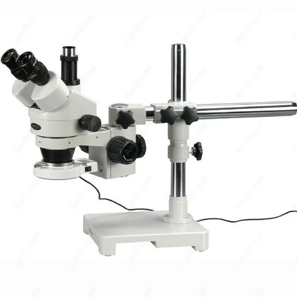 Smart phone repair -AmScope Supplies 3.5X-45X Boom Stand Trinocular Zoom Stereo Microscope + 54 LED Light | Инструменты