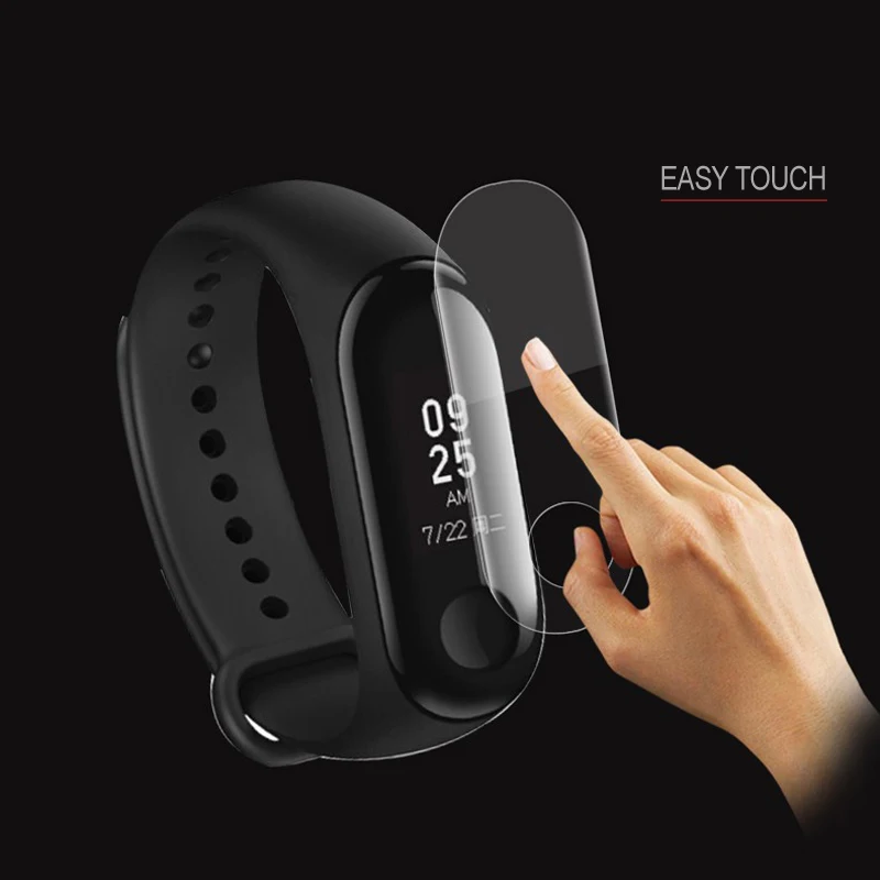 100 шт./упак. для Mi Band 3 Защитная пленка экрана Miband3 браслет HD ультратонкая мягкая