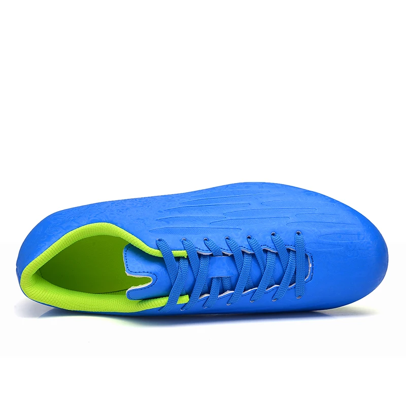2016 мужчины футбол обувь сапоги с шипами синий/orange/зеленый бутсы тренеры