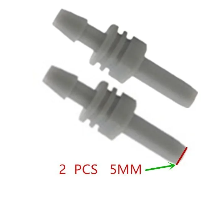 2PCS 5MM Plastic 5mm diameter NIBP Cuff Connector to connect Blood pressure monitor BP826 cuff - Цвет: 2PCS 5MM