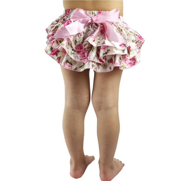Нижнее белье для маленьких девочек Wennikids камуфляжные шорты младенцев с бантом и - Фото №1