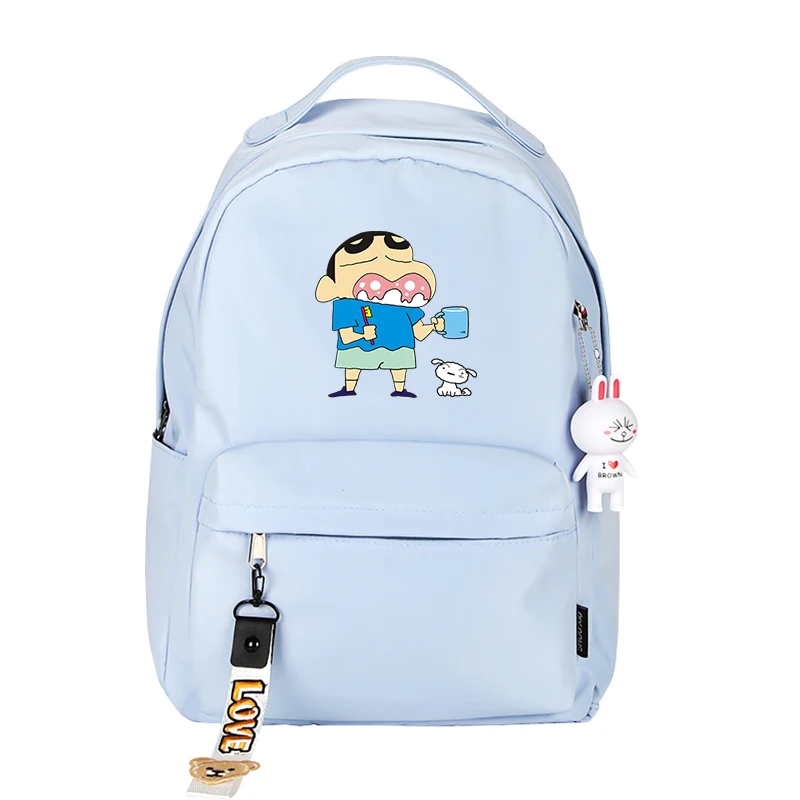 8 Crayon Shin-chan рюкзак с принтом Kawaii детские школьные сумки леденцовых цветов женский милый рюкзак туристический рюкзак Ainme Bagpack - Цвет: 8