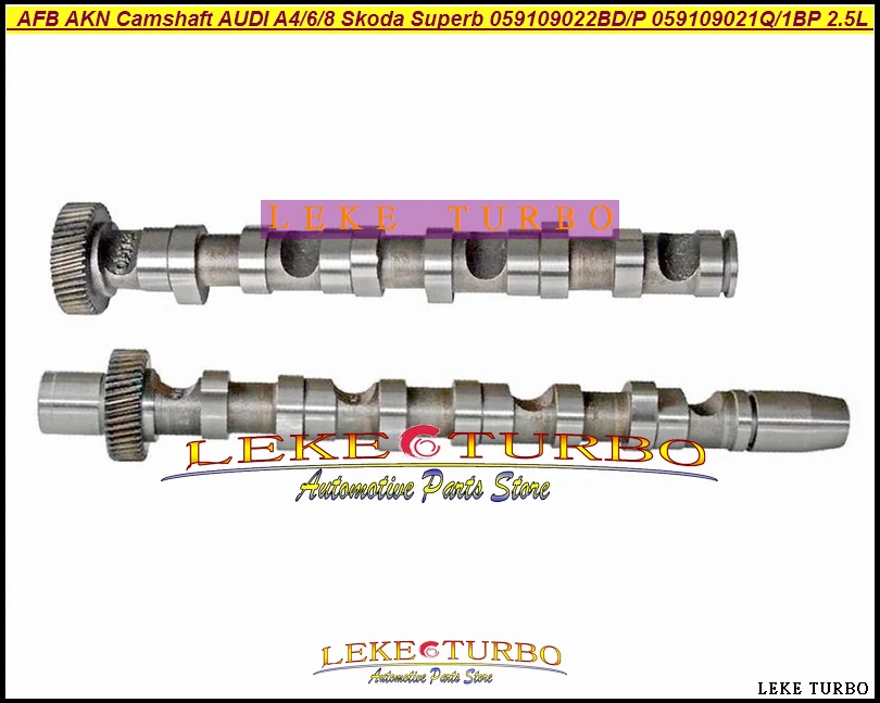 

AFB AKE AKN AYM BFC Camshaft For AUDI A4 A8 A6 Skoda Superb 2.5D 2.5TDI 2496CC 97- 059109022BD 059109022P 059109021Q 059109021BP