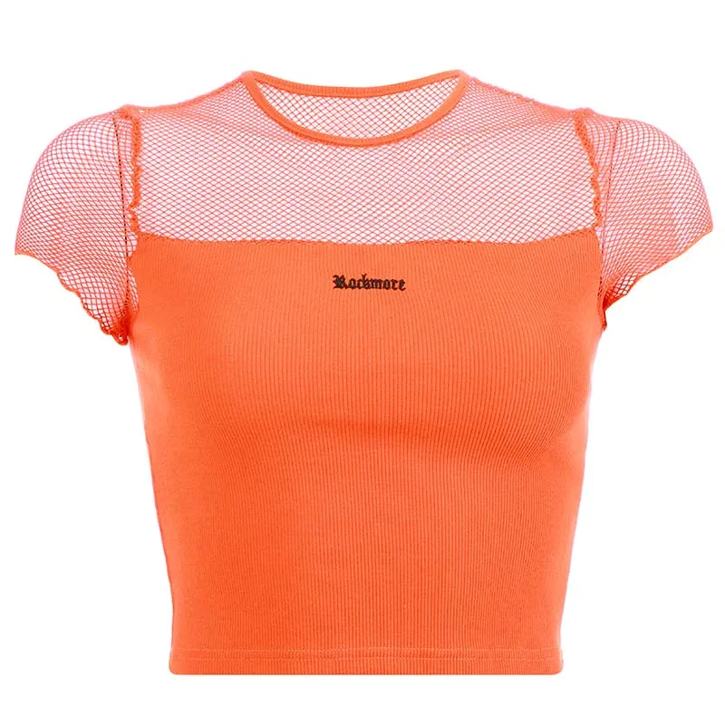 Orange Tee SUCHCUTE футболки для женщин Корейский Modis женская футболка лето короткий рукав одежда Повседневная хлопковая тонкая футболка Harajuku шикарный топ - Цвет: Orange Tee