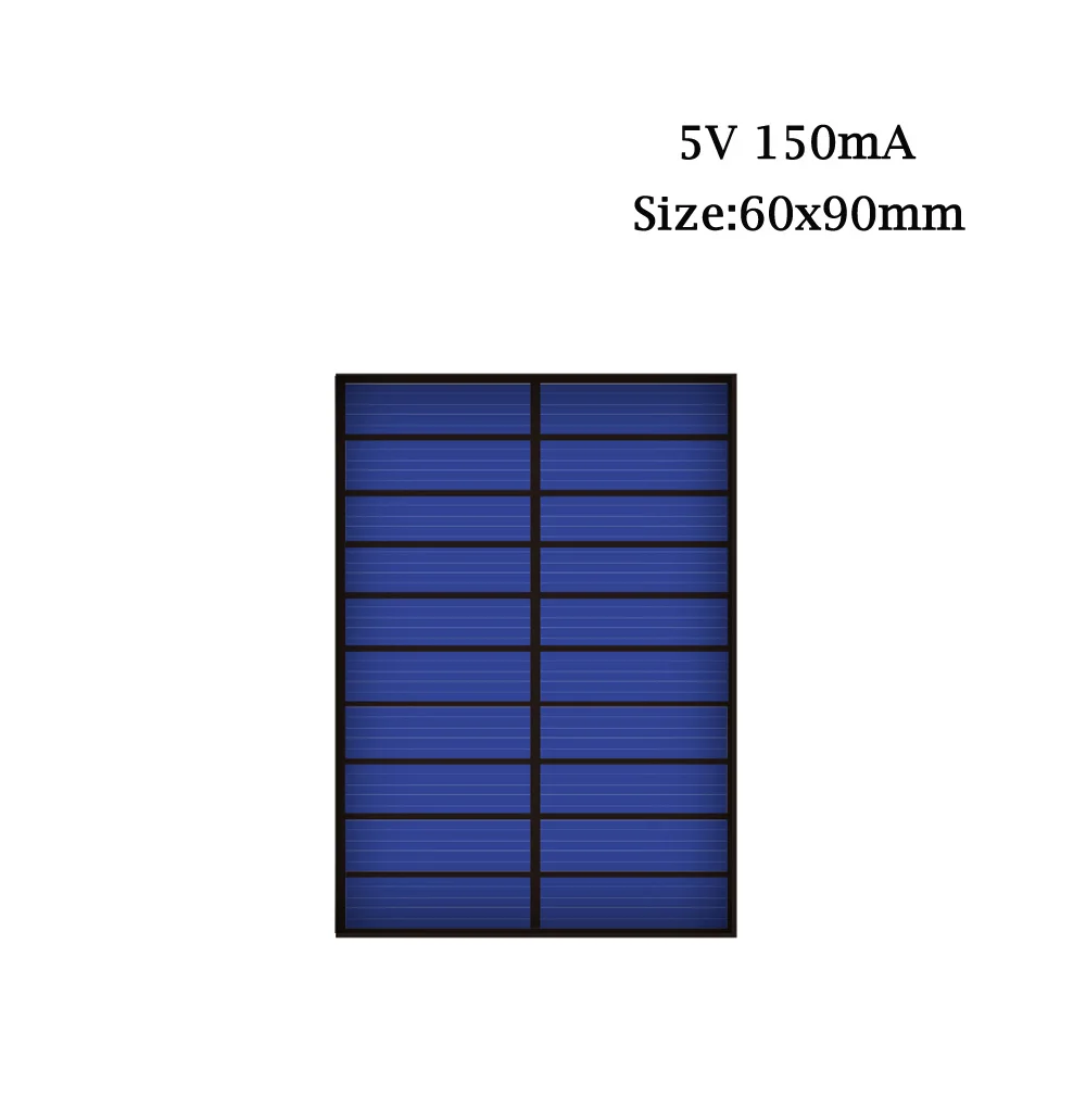 5V 5,5 V Панели солнечные 80mA 100mA 150mA 160mA 200mA 250mA 300mA 500mA 840mA мини элемент для солнечной батареи для мобильного телефона Зарядное устройство Портативный