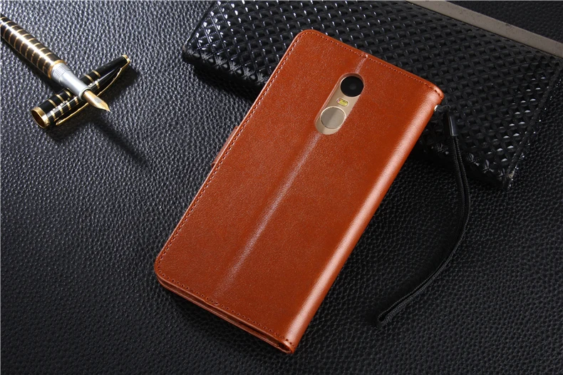 Чехол-бумажник для Xiaomi Redmi Note 4 китайской версии, откидная крышка из искусственной кожи, чехол-подставка для телефона s для Redmi Note 4 Pro 5,5''
