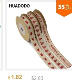 HUADODO 50 шт. рождественские крафт-бумажные бирки этикетки «сделай сам» с веревкой для нового года рождественские украшения подарочная упаковка вечерние украшения