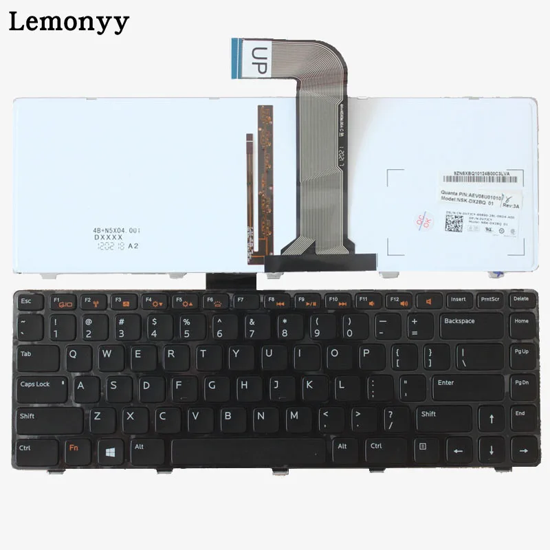 Клавиатура для ноутбука DELL Inspiron 14R N4050 M4040 N4110 N4120 M4110 M521R 14R 5420 7420 15R 5520 SE Подсветка Тетрадь клавиатура