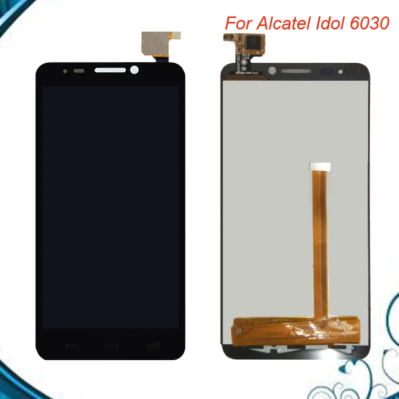 ЖК-дисплей + кодирующий преобразователь сенсорного экрана в сборе для Alcatel One Touch