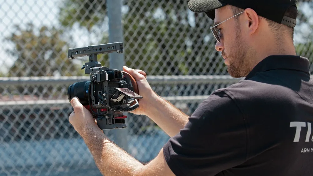 Tilta ES-T17-C A7 камера клетка установка комплект для sony a7S, a7SII, a7R, a7RII, a7RIII, a7III, a9 R/S ручка Dslr непрерывного фокуса Матовая коробка