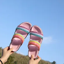 Женские сандалии с кристаллами melissa повседневные пляжные