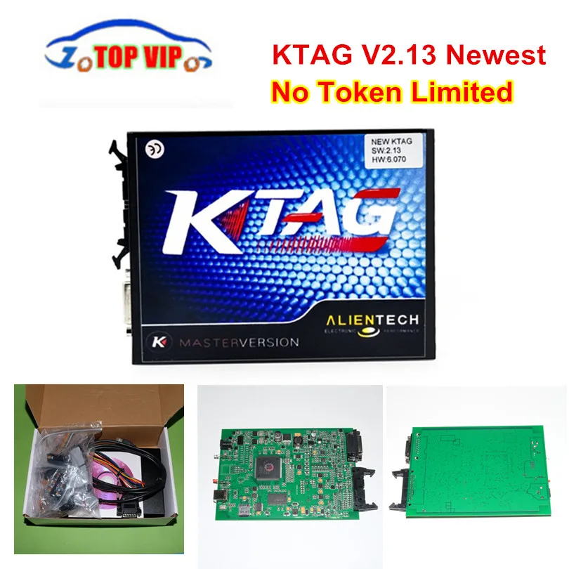 Хит продаж инструмент для программирования ECU Chip KTAG V2.13 K tag V6.070 Master Version