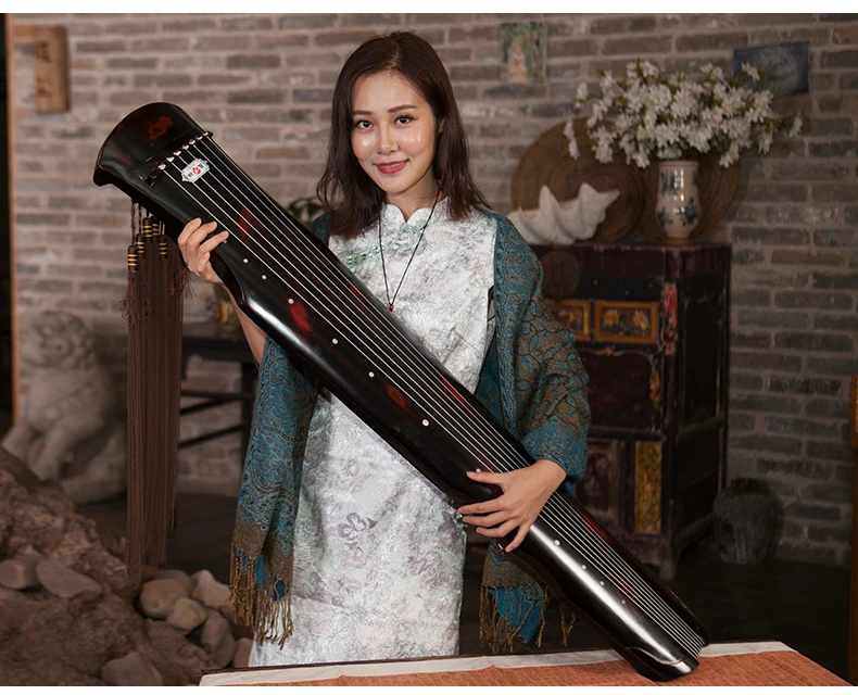 Китайский guqin fu xi Тип Лира китайский 7 струн древний Zither китайские Музыкальные инструменты zither xiao jiang hu используется Guqin