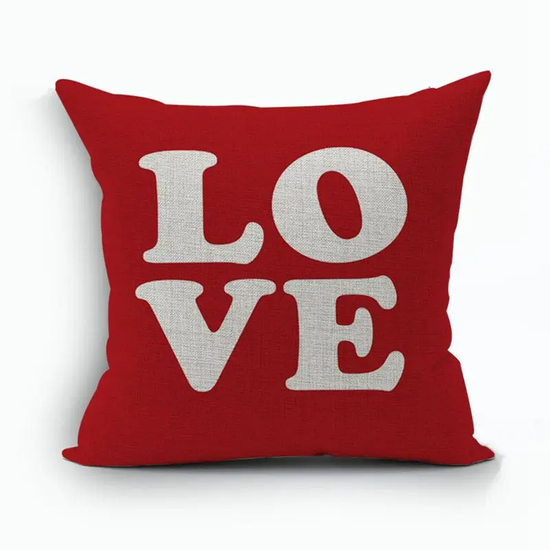 RUBYLOVE 45x45 см наволочка для автомобиля из хлопка и льна милый романтический