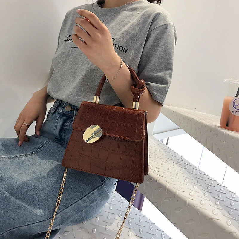 Элегантная женская сумка тоут с каменным узором 2019 модная новая качественная