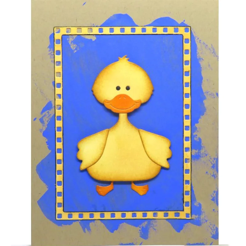 

Cute Duck Metal Cutting Dies Stencils for DIY Scrapbooking Photo Album Decorative Embossing Paper Card Handcrafts Die Cut 2019