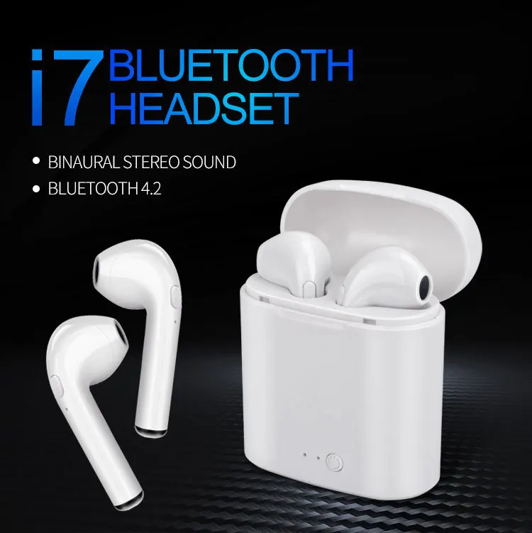 Новые I7s Tws Красочные Спортивные Беспроводные Bluetooth 3D объемные наушники стерео с