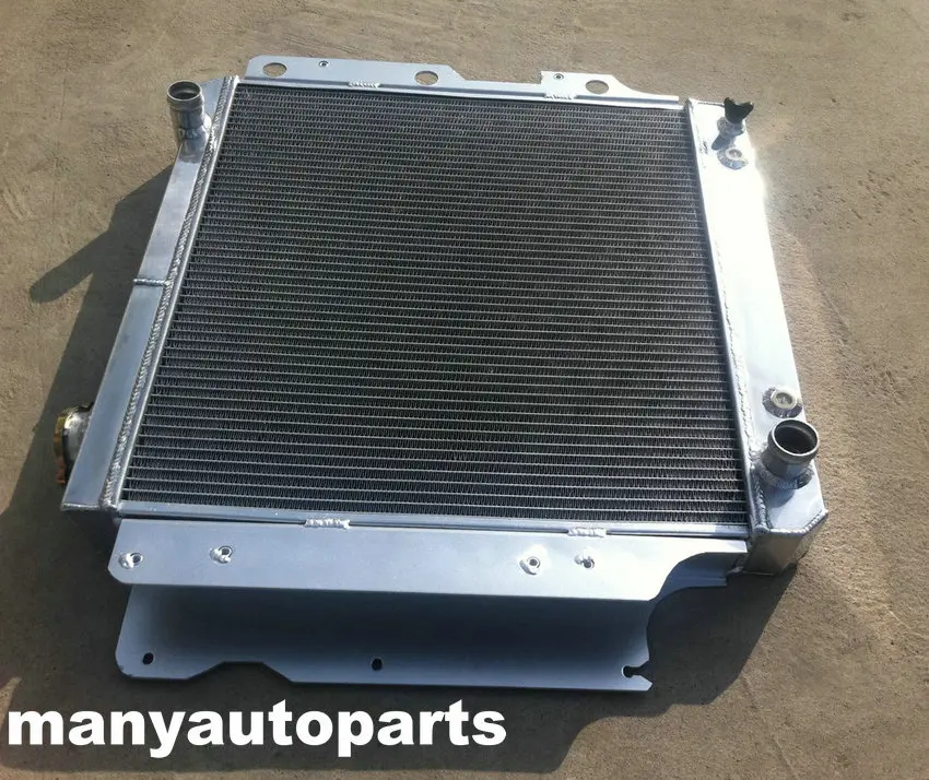 3 ряда алюминиевый радиатор + вентилятор для 87 06 JEEP WRANGLER YJ/TJ 2.4L 2.5L 4.0L 4.2L|fan fan|radiator