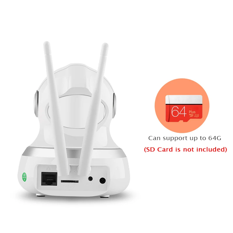 Беспроводная IP камера Wi-Fi камеры безопасности HD видеонаблюдения P2P поддержка