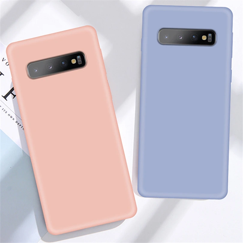 Ударопрочный чехол для Samsung Galaxy S7 Edge S10E S10 S9 S8 Plus мягкий силиконовый чехол-накладка