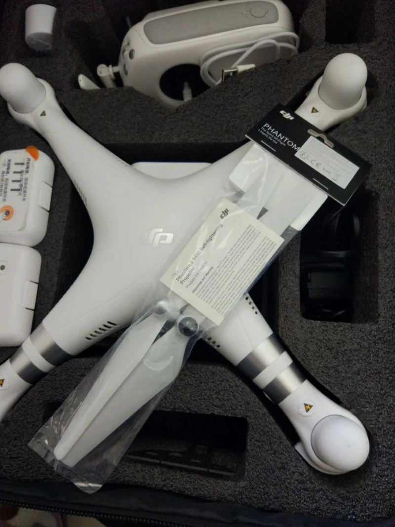 2 пары 4 шт. 100% оригинальные Phantom 3 SE/профессиональные