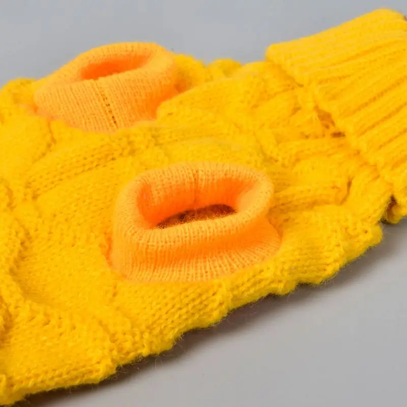 Повседневный клетчатый свитер для собак водолазка щенков одежда осени и зимы