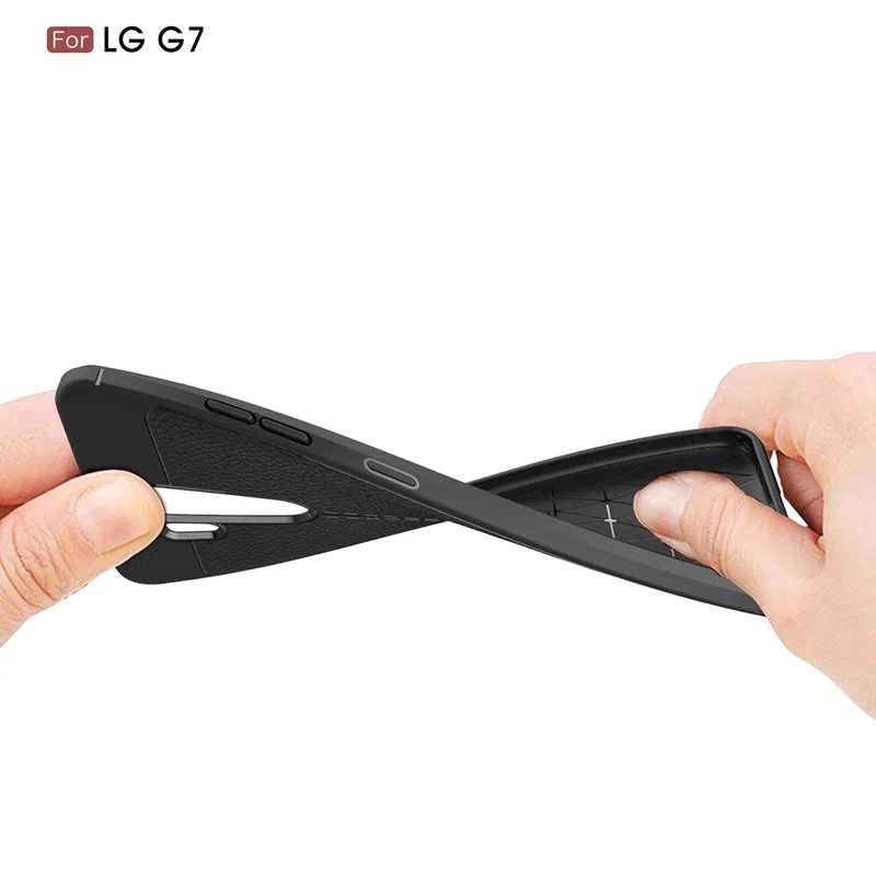Чехол для LG G7 / ThinQ/G710 задняя крышка чехол 6 1 дюйма роскошный кожаный мягкий
