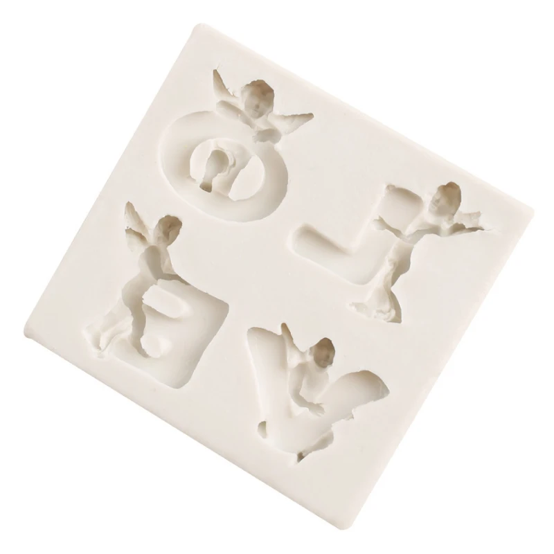 Ангел любовь искусственная помадка форма для украшения тортов аксессуары