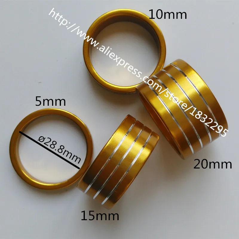 4 шт./лот алюминиевый сплав 1 1/8 &quot5 мм 10 15 20 формы мойка велосипедная гарнитура
