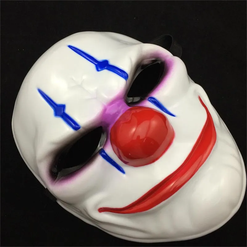 Креативная маска Payday ПВХ маска Далласа волк цепи Косплей хокстона Хэллоуин ужас Клоун Маска оплата день Хэллоуин Вечерние Маски HFA50