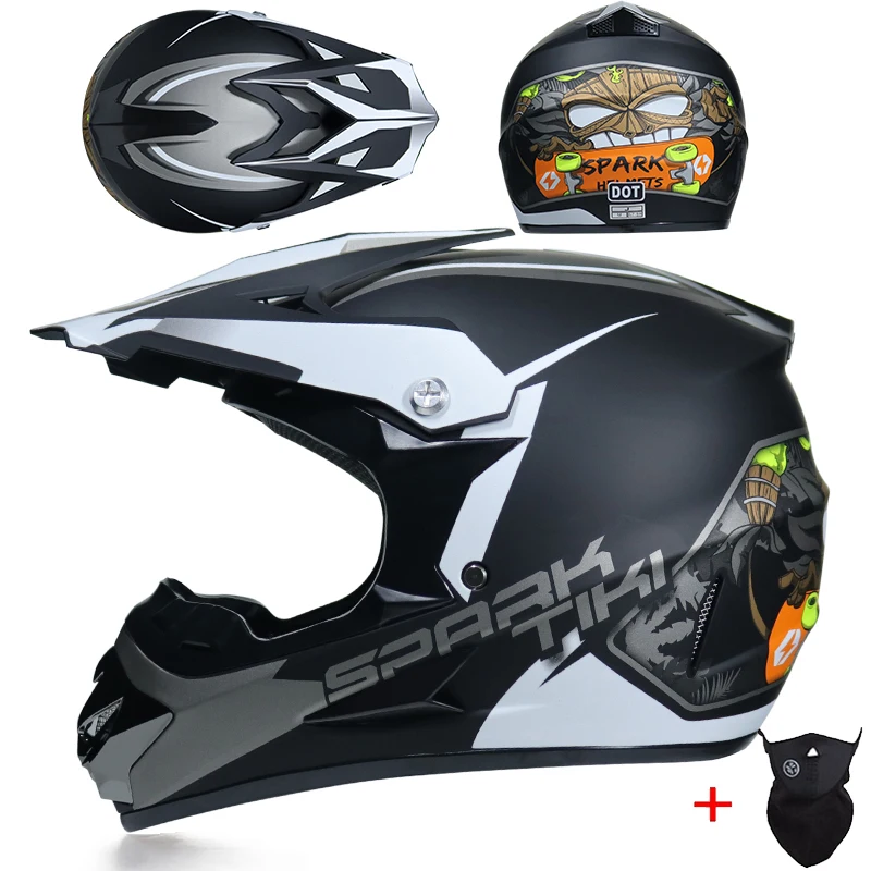 Полнолицевой мотоциклетный шлем Cross capacete Мотокросс внедорожный ATV MTB горные гонки Casco DOT утвержден