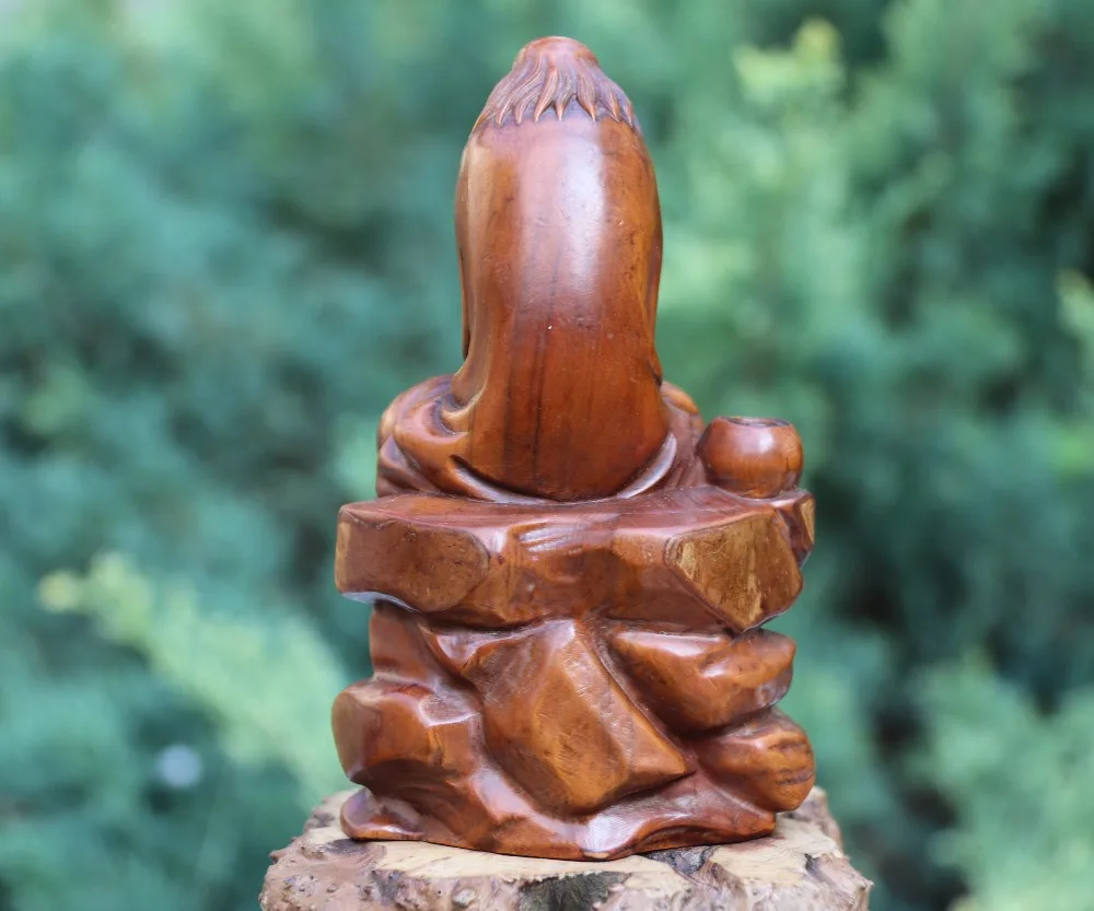 13 см китайский Boxwood Dharma Bodhidharma arhat Дарума мастер Zen скульптуры | Дом и сад