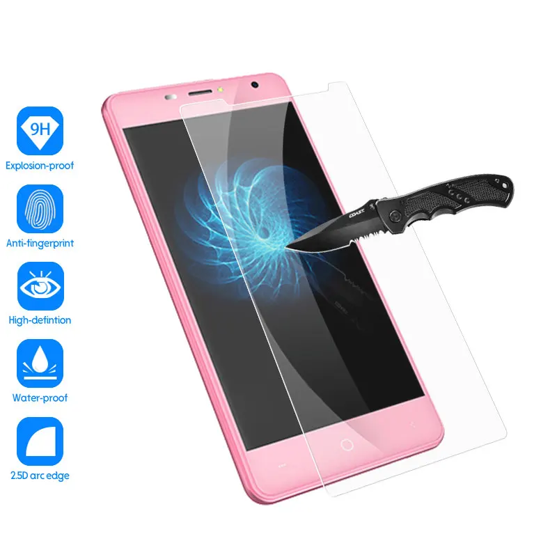 Закаленное стекло 9H для Leagoo Alfa 2 защитная пленка экрана стеклянная легкая в